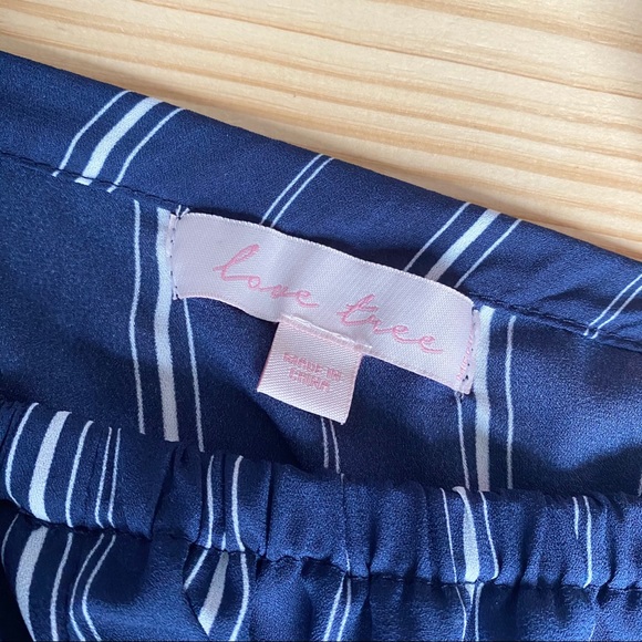 Boho Off The Shoulder Crop Top with Tie - Picture 5 of 5